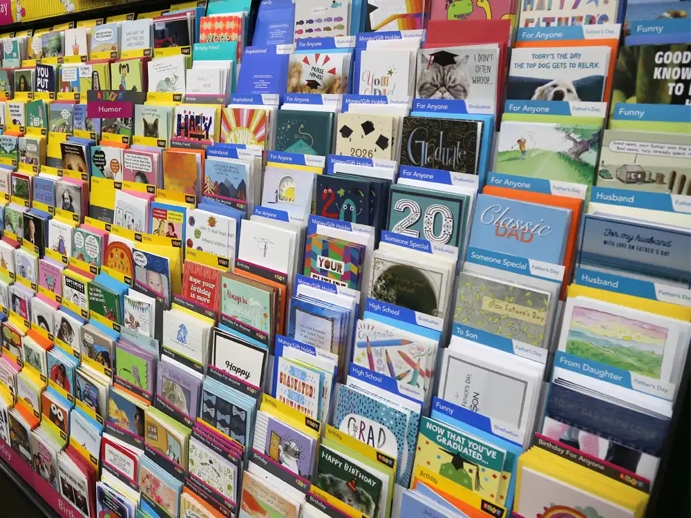 Greeting card display